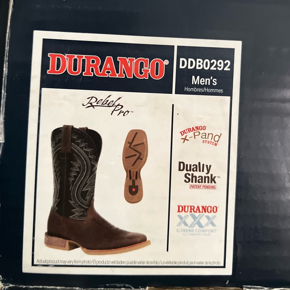 Western Boot in Acorn Black Onyx mens size 13